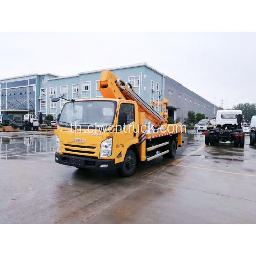 รับประกัน 100% JMC 16m Telescopic Platform Truck